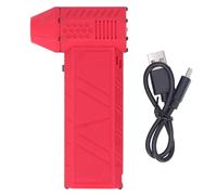Cryfokt Jet Dry Blower 120.000 Giri/min Mini Asciugatrice Portatile a Batteria per Auto 3 velocità Regolabili Super Ventola, Design Compatto, per Asciugare Animali Domestici (rosso)