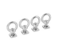 Cryfokt K Kit Dadi per Gli Occhi a Bullone, T -spurmontage -Tie ker delstahl Anti Anti riss per Tenere Le Cinghie (Silver)