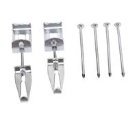 Cryfokt K Kit di Sospensione dello Specchio Ganci, 10pcs Grandi Ganci Regolabili Multiuso con Chiodi per relè