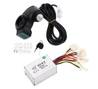 Cryfokt Kit Controller Motore Spazzolato 24V 250w Controllo Sensibile Alla velocità Stabile Display Digitale di Potenza per Conversione Biciclette Elettriche Lega di Alluminio Gomma ABS