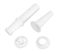 Cryfokt Kit di Accessori per Tritacarne Universale Facile da Pulire Resistente Alla Corrosione, Compatibile con Tritacarne 5#, Spingicibo + Ugello per Riempire Salsicce + Attacco Kubbe