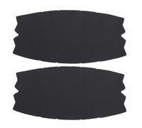 Cryfokt Kit di Copertura della Fascia per le Cuffie, Pad a Banda per la Testa di Sostituzione Multifunzionale 2 Set Impostano una Buona Pelle di Proteina di compatibilità (BLACK)