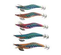 Cryfokt Kit di Esche da Pesca Artificiali 5 Pezzi di Esche per Gamberetti Luminosi per Avventure di Pesca Efficaci in Varie Acque (2.5#)