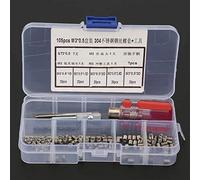 Cryfokt Kit di Inserimento Filettatura per Manicotto a Vite per Filo Set Resistente All'usura Ad Alta Resistenza per Apparecchiature di Comunicazione per Aeromobili e Microonde, Strumento di (M3*0,5