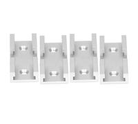 Cryfokt Kit di Intersezione dello Scivolo Trasversale per Binari a T da 4 Pezzi, Connettore per Binari per la Lavorazione del Legno con Superficie Liscia per Falegname, Materiale Leggero in Lega di