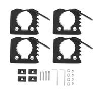 Cryfokt Kit di Montaggio del Morsetto in Gomma 4 Pacchetti, Kit di Gruppo Assemblaggio, Set di Gomma di Morsetti di Montaggio per Diametro 1-1/7 a 1-3/7 Pollici