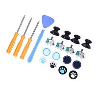 Cryfokt Kit di Sostituzione del Controller con Cacciavite di qualità per un Controller, Include Cappucci in Silicone Cat per Proteggere la Punta delle