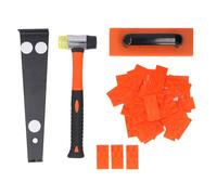 Cryfokt Kit di Strumenti di Installazione in Legno Laminato, Kit di Installazione di Pavimenti in Legno Laminato Riutilizzabile 40 Distanziatori per il Miglioramento a Casa