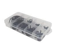 Cryfokt Kit Guida per Canna da Pesca in Acciaio Inossidabile Set Anelli per Occhi per Canna da Esca, Punte Guida Resistenti Alla Corrosione per L'uso Quotidiano, Sostituzione Ideale per gli Amanti