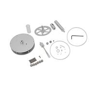 Cryfokt Kit Modello Motore Stirling Modello Motore Fisico Sperimentale in Alluminio per Bambini, Giocattolo Educativo Facile da Montare per L'insegnamento in Classe e L'apprendimento della Fisica