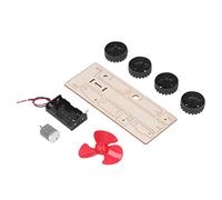 Cryfokt Kit per Auto Elettrica a Energia Eolica Fai-da-te per Giochi Educativi per Bambini Che Migliorano la creatività e le capacità di Risoluzione dei Problemi