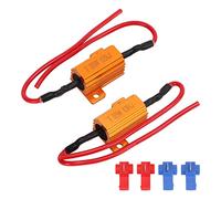 Cryfokt Kit Resistenza di Carico LED Prestazioni Eccezionali 35W 12Ohm Senza Errori per Indicatori di Direzione e Fendinebbia Set di Cablaggio Efficiente