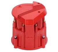 Cryfokt Kit Rotore Calotta Distributore per Sistemi di Accensione HEI, Materiale Plastico ABS di Alta qualità, conduttività Elettrica Ottimale, per Messe a Punto Regolari del Veicolo (rosso)