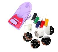 Cryfokt "Kit Stampa Nail art" Funzionamento Semplice Controllo Preciso Stampa ciò Che Desideri in un Minuto, Goditi Bellissime Unghie, Leggero e Portatile, per il Design delle Unghie, Motivo