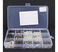 Cryfokt Kit Versatile di Interruttori a Pulsante Tattili 750 Pezzi, Lunga Durata, Ideale per Dispositivi Elettronici Ed Elettrodomestici, Convenientemente Confezionato in Scatola Trasparente per