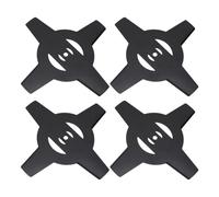 Cryfokt Lama per Decespugliatore a 4 Denti in Acciaio Ad Alto Tenore di Carbonio Trimmer Efficiente per la Cura del Prato con Erbacce Resistenti 14,6 Cm Set di 4