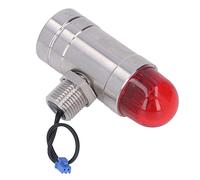 Cryfokt Lampada di Allarme con Luce Sonora Lampada di Avvertimento Industriale Antideflagrante in Acciaio Inossidabile per Uso di Emergenza DC24V