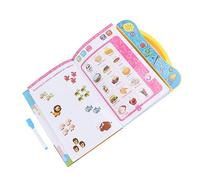 Cryfokt Libro Interattivo con Suono Elettrico Coinvolgente Esperienza di Apprendimento Precoce per Bambini Arricchimento del Vocabolario Plastica 1 Pezzo