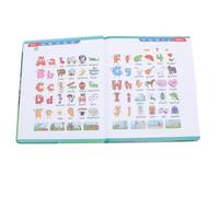 Cryfokt Libro Interattivo per L'apprendimento Dell'inglese per Bambini di età Superiore a 3 Anni Giocattolo Educativo Sonoro Completo ABS 11,42 X 9,84 X 0,79 Pollici