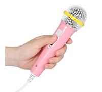 Cryfokt Macchina Educativa per Microfono Giocattolo Musicale per Bambini, Garanzia di qualità per la Narrazione di Musica da Festa - per Bambini (PINK)