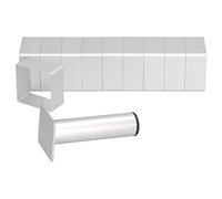 Cryfokt Macchina per Torta Lunare in Alluminio Ad Alta Resistenza, Ideale per Cuocere Dolci Dalla Forma Meravigliosa, Adatta per le Vacanze, 1 Piatto 10 Stampi (Rettangolo 5,9x5,9 pollici)