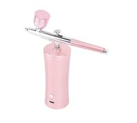 Cryfokt Make -Up -Airbrush e Multifunzionale Kit Aerografo Stampa Regolabile in Acciaio Inossidabile 30psi per Unghie per Unghie (PINK)