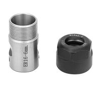 Cryfokt Mandrino a Pinza ER16, Blocco di Pinze Filettate a Spirale per Prestazioni Stabili, Trapano, Maschio (16MM)