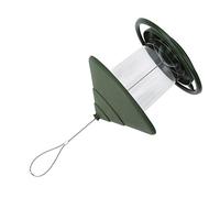 Cryfokt Mangiatoia per Uccelli Contenitore per Alimenti da Appendere in Plastica per Cortile Esterno, Comodo Design Circolare per Mangiare da Tutti gli Angoli, Forniture per Uccelli Durevoli e Alla