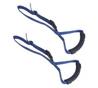 Cryfokt Maniglia Ergonomica di Sicurezza per Auto Barra di Supporto per Veicolo Regolabile Ausili per la mobilità per Anziani con Cinturino a Doppio Strato, Confezione 2