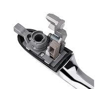 Cryfokt Maniglia per Porta Esterna Cromata a Specchio con Guida a Destra Adatta per 500, Maniglia per Porta Esterna Aftermarket, Lunga Durata, Veicoli con Guida a Destra, Plastica/Metallo, Finitura