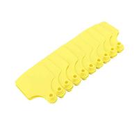 Cryfokt Marchi Auricolari Per Bovini, 100 Set Di Marchi Auricolari In Plastica Per Bestiame, Facili Da Identificare, Etichette Di Precisione Per Suini