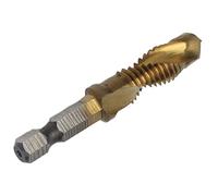 Cryfokt Maschiatori in Acciaio Ad Alta velocità per Legno - Design con Scanalatura a Spirale - con Punta per Maschiatura Metrica Rivestita (M10)