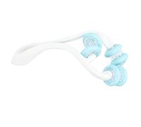 Cryfokt Massaggiatore per Gambe, Doppio Rullo a Forma di Y per Alleviare la Fatica e Aumentare la Circolazione Massaggiatore per Gambe a Doppio Rullo, per Polpacci e Cosce con Impugnatura Ergonomica