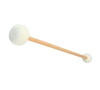 Cryfokt Mazzuola per Batteria con Testa in Feltro Morbido per Prestazioni di Percussioni, Bacchetta per Timpani Resistente, Ideale per Tutti i Musicisti (Bianco SP 03 42cm)