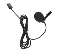 Cryfokt Microfono Lavalier USB C per Registrazione Nitida, Cancellazione Intelligente del Rumore per L'insegnamento Sul Web, Lunghezza 1,5 M