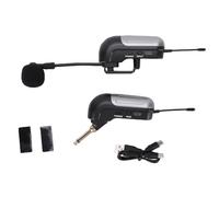 Cryfokt Microfono Wireless per Fisarmonica UHF, Audio HD con Durata della Batteria 6 Ore a Lungo Raggio di 30 M, per Spettacoli Sul Palco e Musica Dal