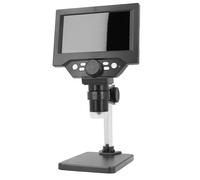 Cryfokt Microscopio Digitale con Display LCD HD da 5,5 Pollici, 10 MP, Ingrandimento 1000x, 8 Luci LED, Messa a Fuoco Manuale, per Ispezione Monete e Riparazioni di Saldatura