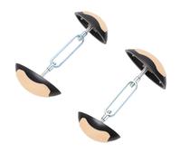 Cryfokt Mini Allargatore per Scarpe Espansore Regolabile Antiscivolo per Donna con Piedi Larghi 1 Paio di Silicone ABS Resistente (Nero scuro)
