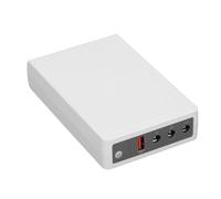 Cryfokt Mini DC UPS UPITENZA UNINTERURFERIBILE, Backup della Batteria UP 18000 MAh con 3 Adattatori, con 4 Porte, Indicatore di Alimentazione, Ricaricabile per la Telecamera Router