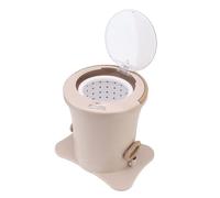 Cryfokt Mini Essiccatore Portatile con Piedini a Ventosa, Essiccatore Manuale Ad Alta velocità con Coulisse per Viaggi in Dormitorio (Beige)