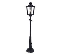 Cryfokt Mini Lampione Stradale LED per Decorazione Casa delle Bambole | Realizzato in metallo, batteria facilmente sostituibile, ottimo per uso interno/esterno, design portatile