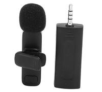 Cryfokt Mini Microfono da Bavero Suono Stereo HIFI Soluzione Ideale per Interviste e Vlog, Chip Bluetooth 5.1