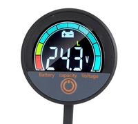 Cryfokt Misuratore di Energia Rotondo Display LCD Monitor di Tensione e