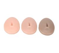 Cryfokt Modello di Ombelico Flessibile in Silicone 3 Pezzi per la Pratica del Piercing All'ombelico, Oggetti di Scena Medici Riutilizzabili per L'insegnamento Dell'agopuntura
