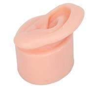 Cryfokt Modello di Orecchio in Silicone Morbido Modello di Orecchio Penetrante Flessibile Riutilizzabile per Esposizione di Gioielli, Colore della Pelle Chiara (Sinistra)