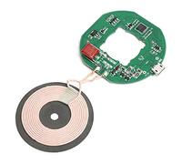 Cryfokt Modulo Bobina Caricabatterie Rapido Wireless da 10 W Circuito PCBA Materiale PCB Verde Durevole Ricarica Fai da Te per Dispositivi con Interfaccia Micro USB