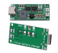 Cryfokt Modulo Caricabatterie Boost Agli Ioni di Litio, Scheda Caricabatterie Affidabile da 12,6 V, Corrente di Ingresso 2 A, Perfetto per Hobbisti Ed Uso Elettronico