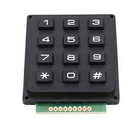 Cryfokt Modulo Tastiera ABS 3x4 Pulsanti, Facile da Collegare, per Microcontrollore a Chip Singolo, Comodo da Usare
