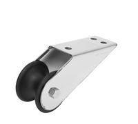 Cryfokt Musone di Prua per Yacht in Acciaio Inossidabile per Carichi Pesanti, Supporto Universale per Uso Marino, Protezione in Nylon Nero, Resistente Ai Graffi