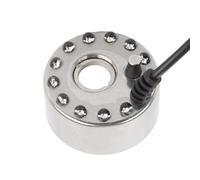 Cryfokt Nebulizzatore Fogger Fontana d'Acqua Atomizzatore Alta Potenza di Nebbia con Luci a LED per la Decorazione della Casa e del Giardino (Spina Europea)